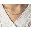 Double Extendable Cable Chain in 14k Yellow Gold (1.9mm)