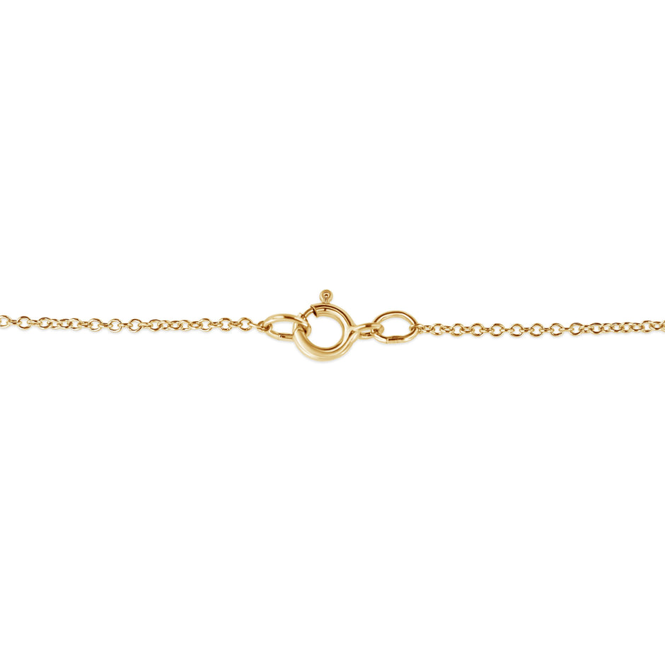 10K Yellow Flashed .925 Sterling Silver 1/4 Cttw Champagne Diamond Filigree Cross Pendant Necklace (K-L Color, I1-I2 Clarity) - 18