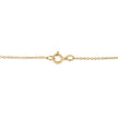 10K Yellow Flashed .925 Sterling Silver 1/4 Cttw Champagne Diamond Filigree Cross Pendant Necklace (K-L Color, I1-I2 Clarity) - 18