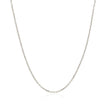 10k White Gold Cable Chain 1.1mm