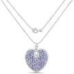 6.17 Carat Genuine Tanzanite .925 Sterling Silver Pendant