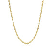 2.5mm 14k Yellow Gold Light Rope Chain