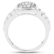 0.25 Carat Genuine White Diamond .925 Sterling Silver Ring