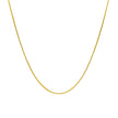 14k Yellow Gold Round Snake Chain 0.9mm