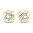 1.24 Carat Genuine LB Diamond 14K Yellow Gold Earrings