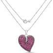 4.98 Carat Genuine Ruby .925 Sterling Silver Pendant