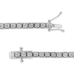14K White Gold 2.0 Cttw Miracle Set Round-Cut Lab Grown Diamond Illusion 7