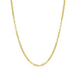 14k Yellow Gold Diamond Cut Cable Link Chain 1.8mm