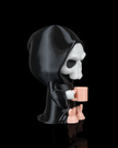 Coffin Break - Spooky Cute Grim Reaper Figurine (3D Printed, Multi Color or DIY) - Figurines - Custom Crafting Alliance, LLC