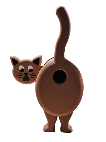 Comical Cat Butthole Birdhouse – Funny Outdoor Birdhouse – Unique Gag Gift for Backyard, Porch, or Garden – Weather - Resistant Cat Birdhouse - Bird House - Custom Crafting Alliance, LLC