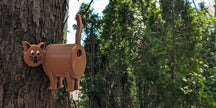 Comical Cat Butthole Birdhouse – Funny Outdoor Birdhouse – Unique Gag Gift for Backyard, Porch, or Garden – Weather - Resistant Cat Birdhouse - Bird House - Custom Crafting Alliance, LLC