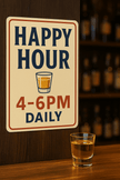 Custom 8×12 Full - Color Metal Sign – Personalized Business, Realtor, Bar, Restaurant, or Home Decor Display - Signs - Custom Crafting Alliance, LLC