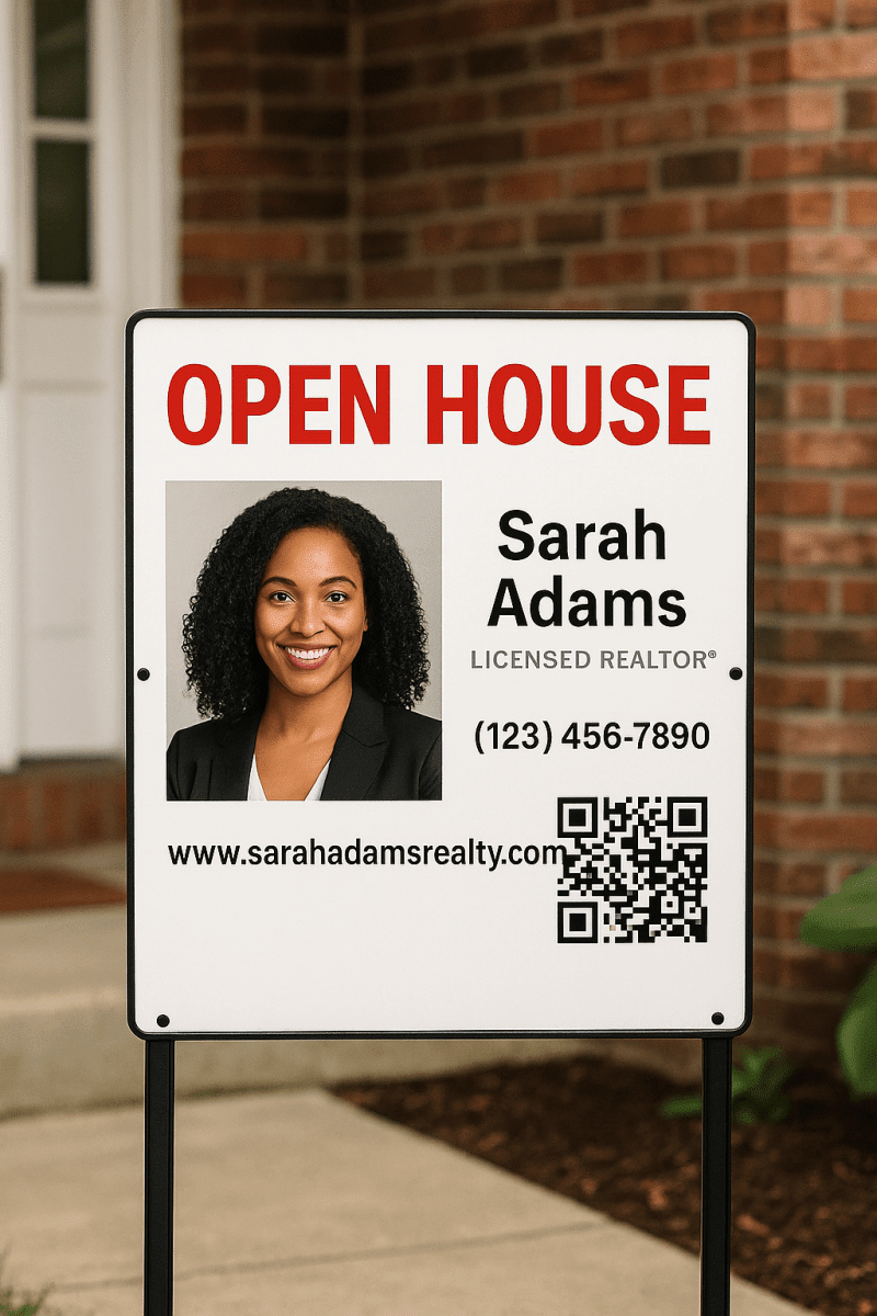 Custom 8×12 Full - Color Metal Sign – Personalized Business, Realtor, Bar, Restaurant, or Home Decor Display - Signs - Custom Crafting Alliance, LLC