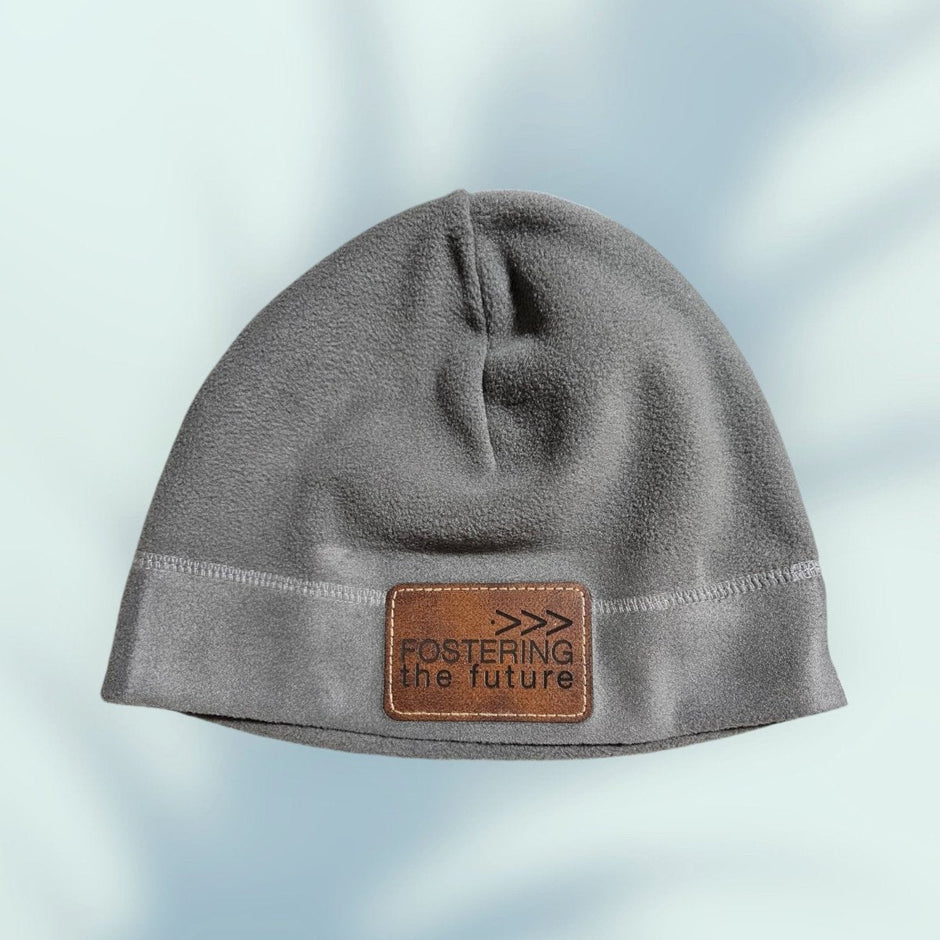 Custom Beanie with Laser - Engraved Leatherette Patch – Stylish & Warm Personalized Winter Accessory - Hats - Custom Crafting Alliance, LLC