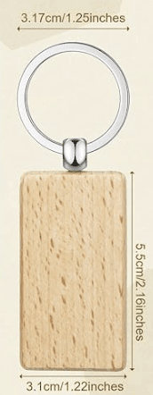 Custom Branded Keychains – Engraved Wood, Sublimated LED, Leather, Metal, or 3D Printed Options - Keychain - Custom Crafting Alliance, LLC