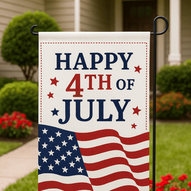 Custom Double - Sided Garden Flag with Full - Color Printing – 12x18 Inch Personalized Outdoor Yard Decoration with Free Flag Stand - Flag - Custom Crafting Alliance, LLC