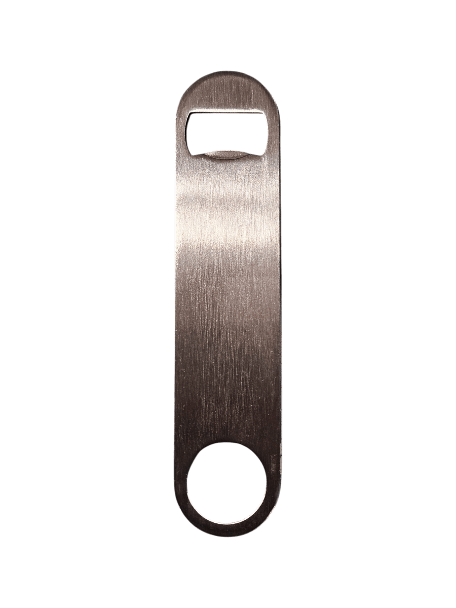 Custom Engraved Stainless Steel Bottle Opener – Professional Bar Blade - Cocktail Shakers & Tools - Custom Crafting Alliance, LLC