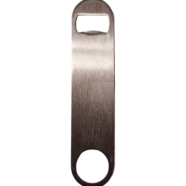 Custom Engraved Stainless Steel Bottle Opener – Professional Bar Blade - Cocktail Shakers & Tools - Custom Crafting Alliance, LLC