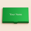 Custom Engraved Stainless Steel Card Holder – Slim Anti - Fingerprint Business & Credit Card Organizer - Business Card Holder - Custom Crafting Alliance, LLC