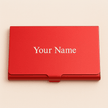 Custom Engraved Stainless Steel Card Holder – Slim Anti - Fingerprint Business & Credit Card Organizer - Business Card Holder - Custom Crafting Alliance, LLC