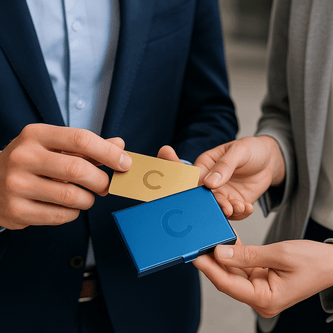 Custom Engraved Stainless Steel Card Holder – Slim Anti - Fingerprint Business & Credit Card Organizer - Business Card Holder - Custom Crafting Alliance, LLC