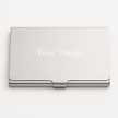 Custom Engraved Stainless Steel Card Holder – Slim Anti - Fingerprint Business & Credit Card Organizer - Business Card Holder - Custom Crafting Alliance, LLC