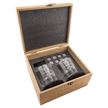 Custom Engraved Whiskey Gift Set – Red Alder Box with Glasses, Slate Coasters & Whiskey Stones - Custom Crafting Alliance, LLC