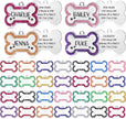 Custom Glitter Pet ID Tag – Personalized Dog or Cat Name Tag with Engraving – Fun Shapes & Colors – Lightweight, Durable Pet Safety Accessory - Pet - Custom Crafting Alliance, LLC
