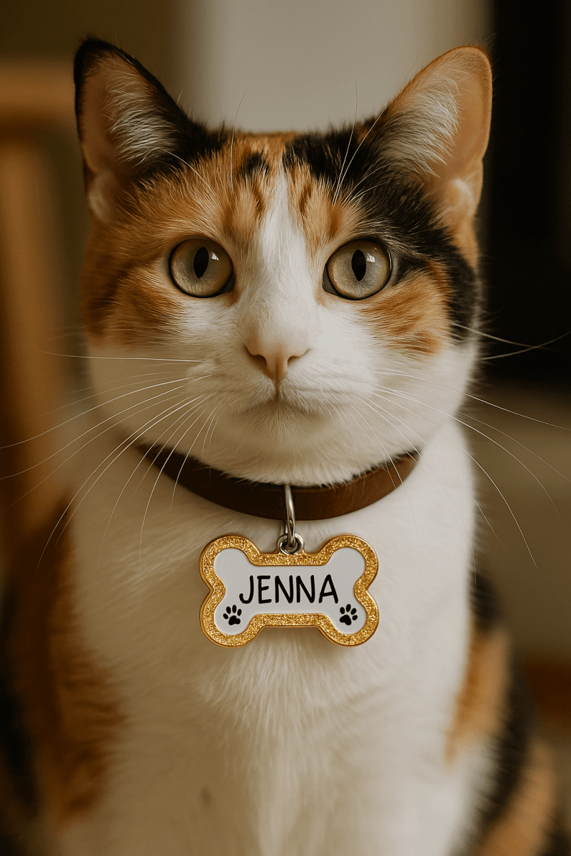 Custom Glitter Pet ID Tag – Personalized Dog or Cat Name Tag with Engraving – Fun Shapes & Colors – Lightweight, Durable Pet Safety Accessory - Pet - Custom Crafting Alliance, LLC