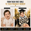 Custom Graduation Photo Prop – Then & Now Personalized Baby Photo Sign - Signs - Custom Crafting Alliance, LLC
