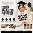 Custom Graduation Photo Prop – Then & Now Personalized Baby Photo Sign - Signs - Custom Crafting Alliance, LLC