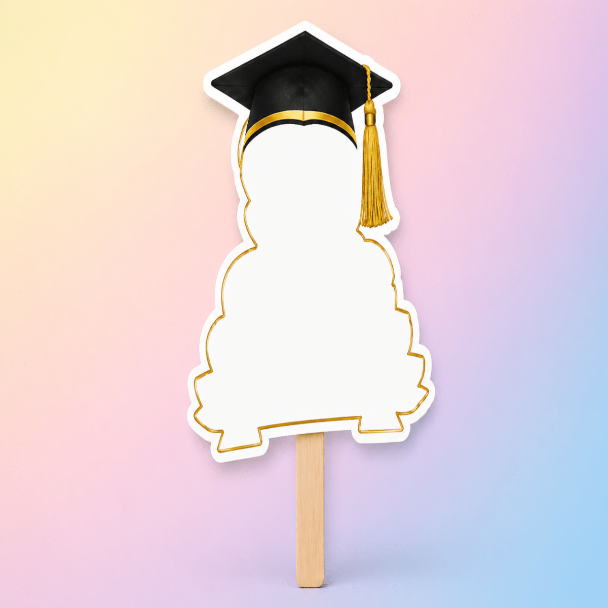 Custom Graduation Photo Prop – Then & Now Personalized Baby Photo Sign - Signs - Custom Crafting Alliance, LLC