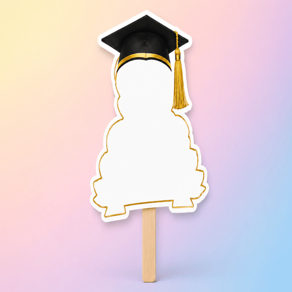Custom Graduation Photo Prop – Then & Now Personalized Baby Photo Sign - Signs - Custom Crafting Alliance, LLC
