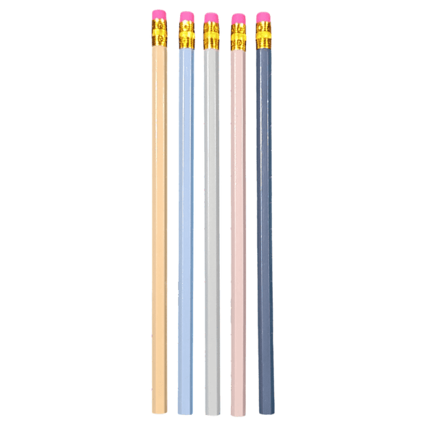 Custom Laser - Engraved Pastel Pencils – Personalized Hexagon Wood Pencils for Gifts, Events & Branding - Pencil - Custom Crafting Alliance, LLC
