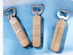 Custom Laser - Engraved Wooden Bottle Openers – Personalized Rustic Barware with Humorous Sayings - Cocktail Shakers & Tools - Custom Crafting Alliance, LLC