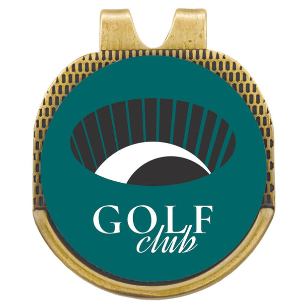 Custom Printed Golf Ball Marker and Antique Finish Hat Clip - Golf - Custom Crafting Alliance, LLC