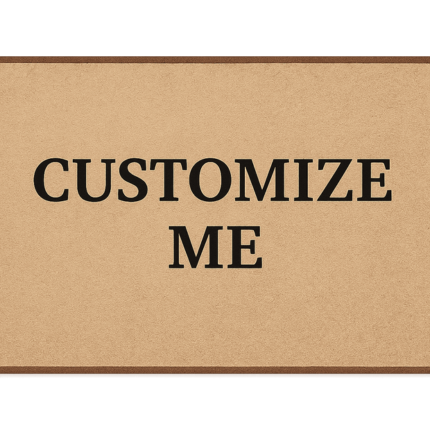 Custom UV‑Printed Doormat – Personalized Housewarming & Realtor Closing Gift (18 × 30 in) - Custom Crafting Alliance, LLC