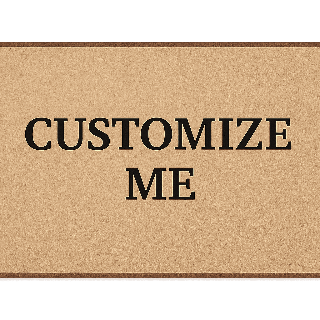 Custom UV‑Printed Doormat – Personalized Housewarming & Realtor Closing Gift (18 × 30 in) - Doormat - Custom Crafting Alliance, LLC