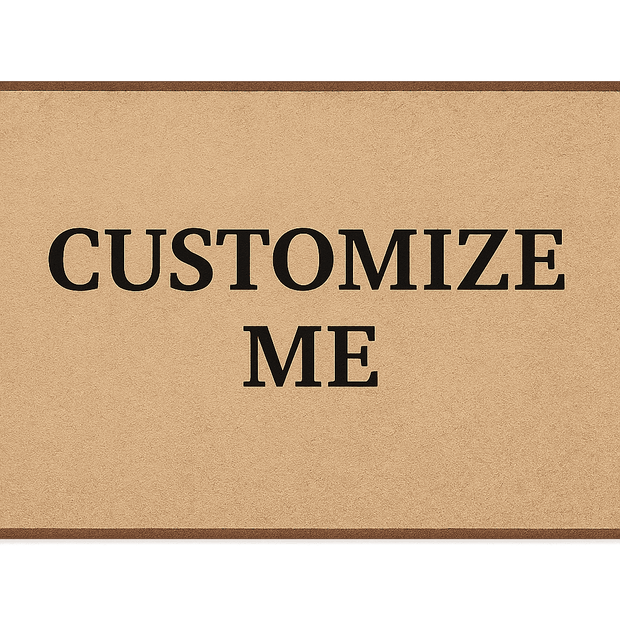 Custom UV‑Printed Doormat – Personalized Housewarming & Realtor Closing Gift (18 × 30 in) - Doormat - Custom Crafting Alliance, LLC