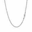 2.3mm 14k White Gold Diamond Cut Cable Link Chain