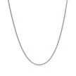 18k White Gold Round Wheat Chain 1.4mm
