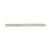 10k Yellow Gold 5.00 Cttw Diamond Oval Banded Link Bracelet (I-J Color, I1-I2 Clarity) - 7