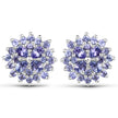 2.52 Carat Genuine Tanzanite .925 Sterling Silver Earrings