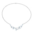 7.36 Carat Genuine Blue Topaz .925 Sterling Silver Necklace