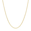 14k Yellow Gold Round Cable Link Chain 1.3mm