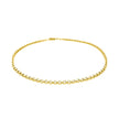 2.3mm 10k Yellow Gold Rolo Anklet
