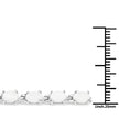 6.82 Carat Genuine Opal .925 Sterling Silver Bracelet