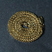 2.7mm 14k Yellow Gold Lite Diamond Cut Round Franco Chain