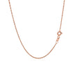 14k Rose Gold Singapore Chain 1.0mm