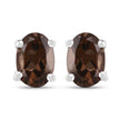 3.14 Carat Genuine Smoky Quartz .925 Sterling Silver Jewelry Set